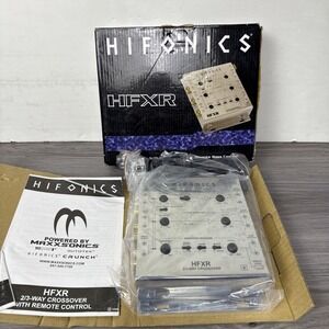 Hifonics HFXR 3-Way‎ Active Crossover With Remote & 8.5 Volt Preamp Output